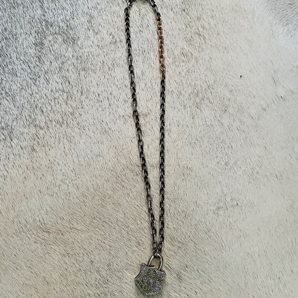 Sevan Bicakci Diamond Padlock Necklace